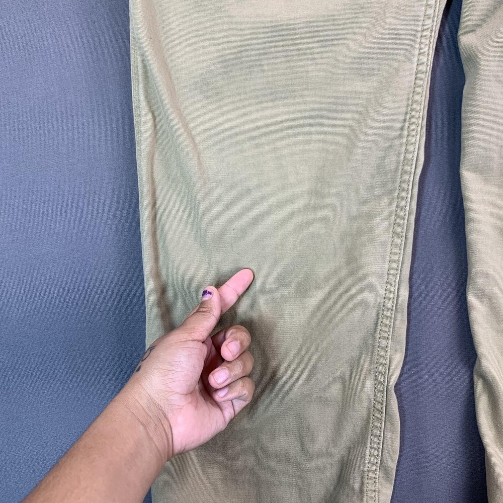 Carhartt Rugged Flex Relaxed Fit Carpenter Pants Mens 38x32 Beige Canvas Stretch - Picture 3 of 16